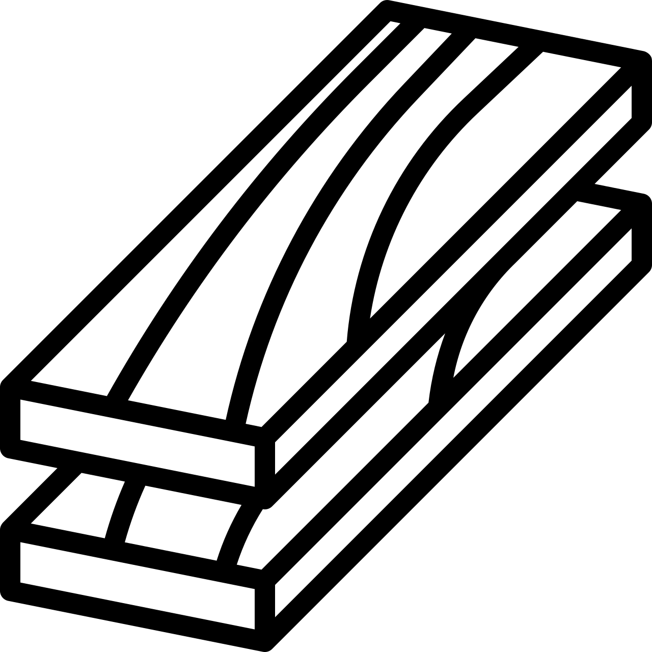 Wood and bamboo icon