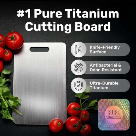 Katori 100% pure titanium cutting board
