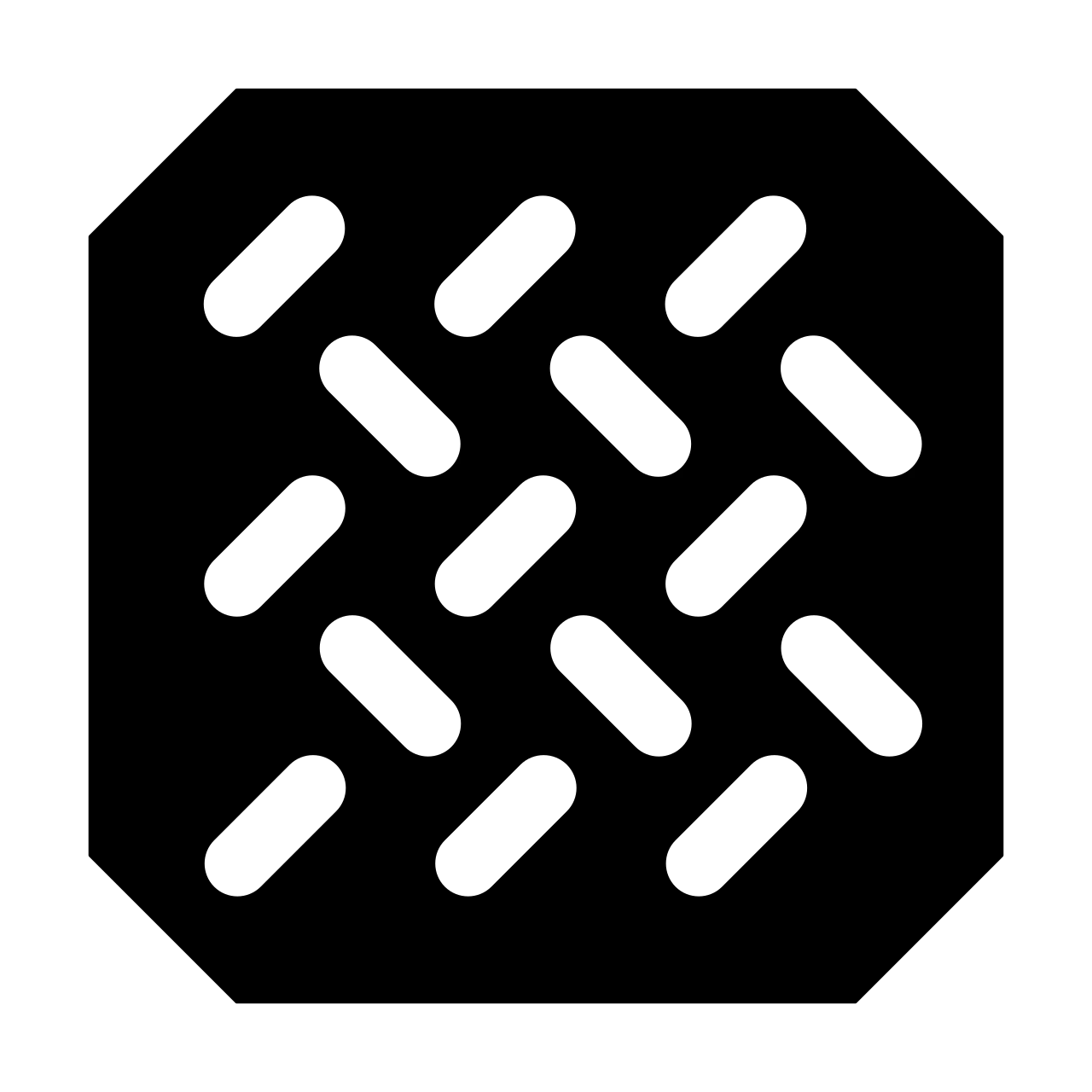 100% pure titanium surface icon
